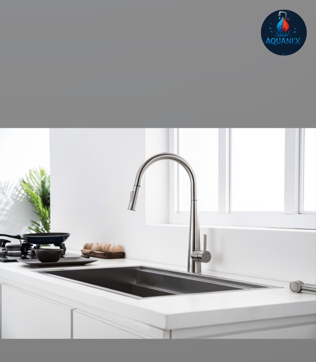 ברז מטבח נשלף – תמונה 3