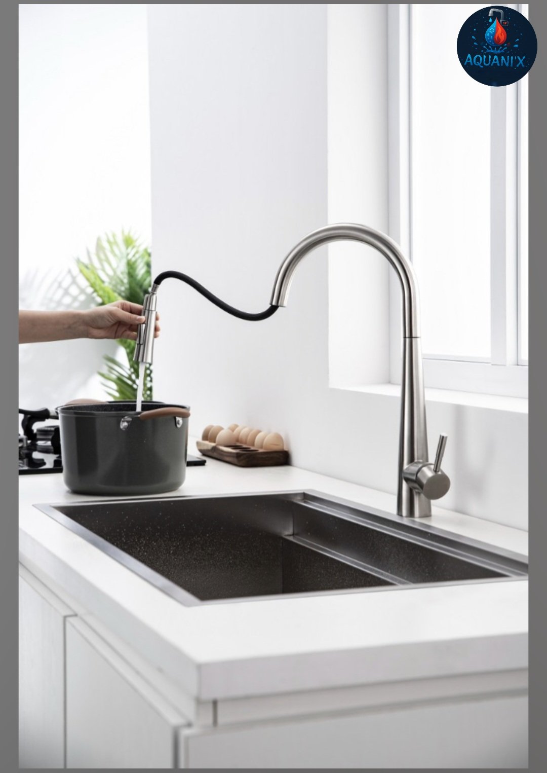 ברז מטבח נשלף – תמונה 4